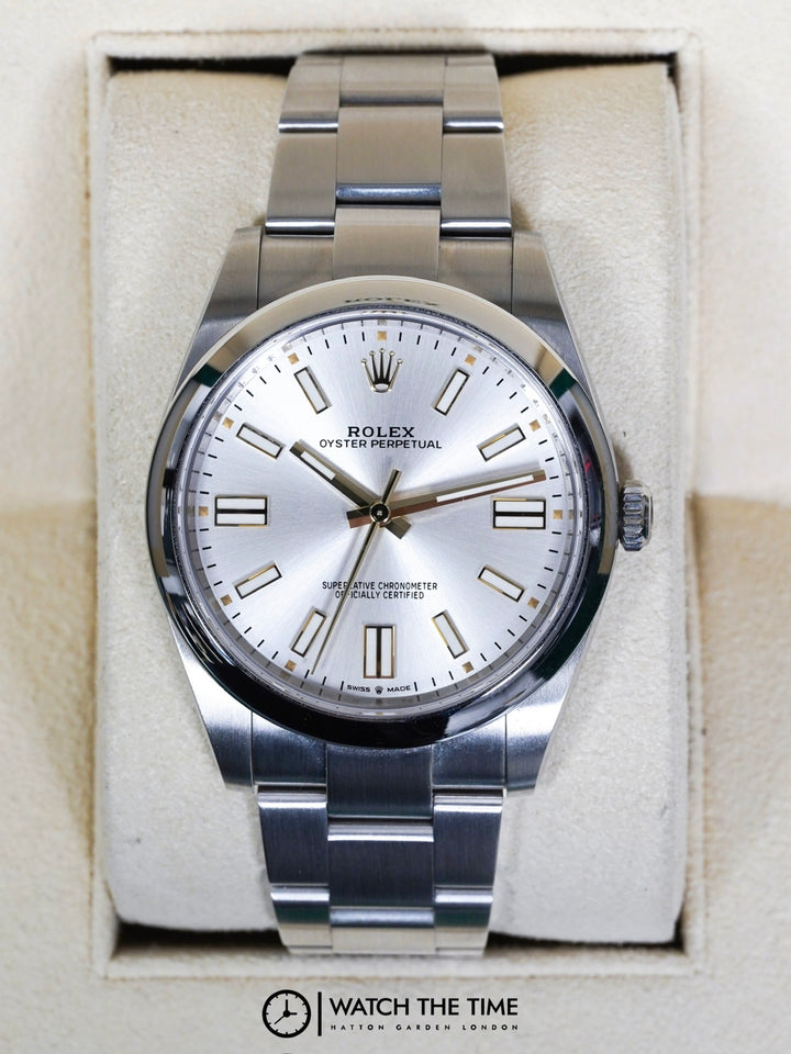 Rolex Oyster 41 Perpetual 124300 Silver Stainless Steel - 2022
