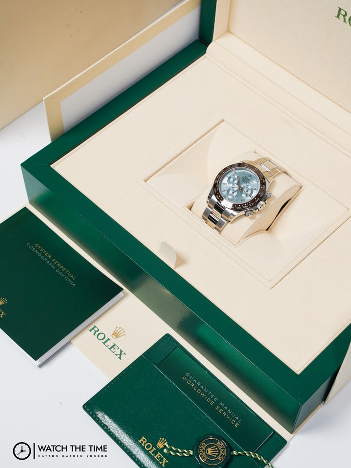 Rolex Daytona 116506 Ice Blue Baguette Platinum - 2019