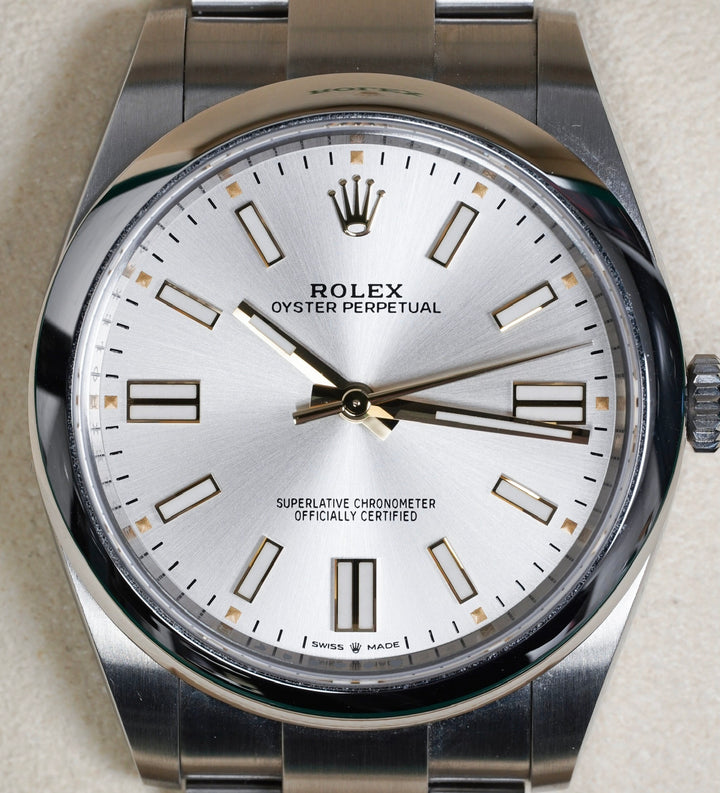 Rolex Oyster 41 Perpetual 124300 Silver Stainless Steel - 2022