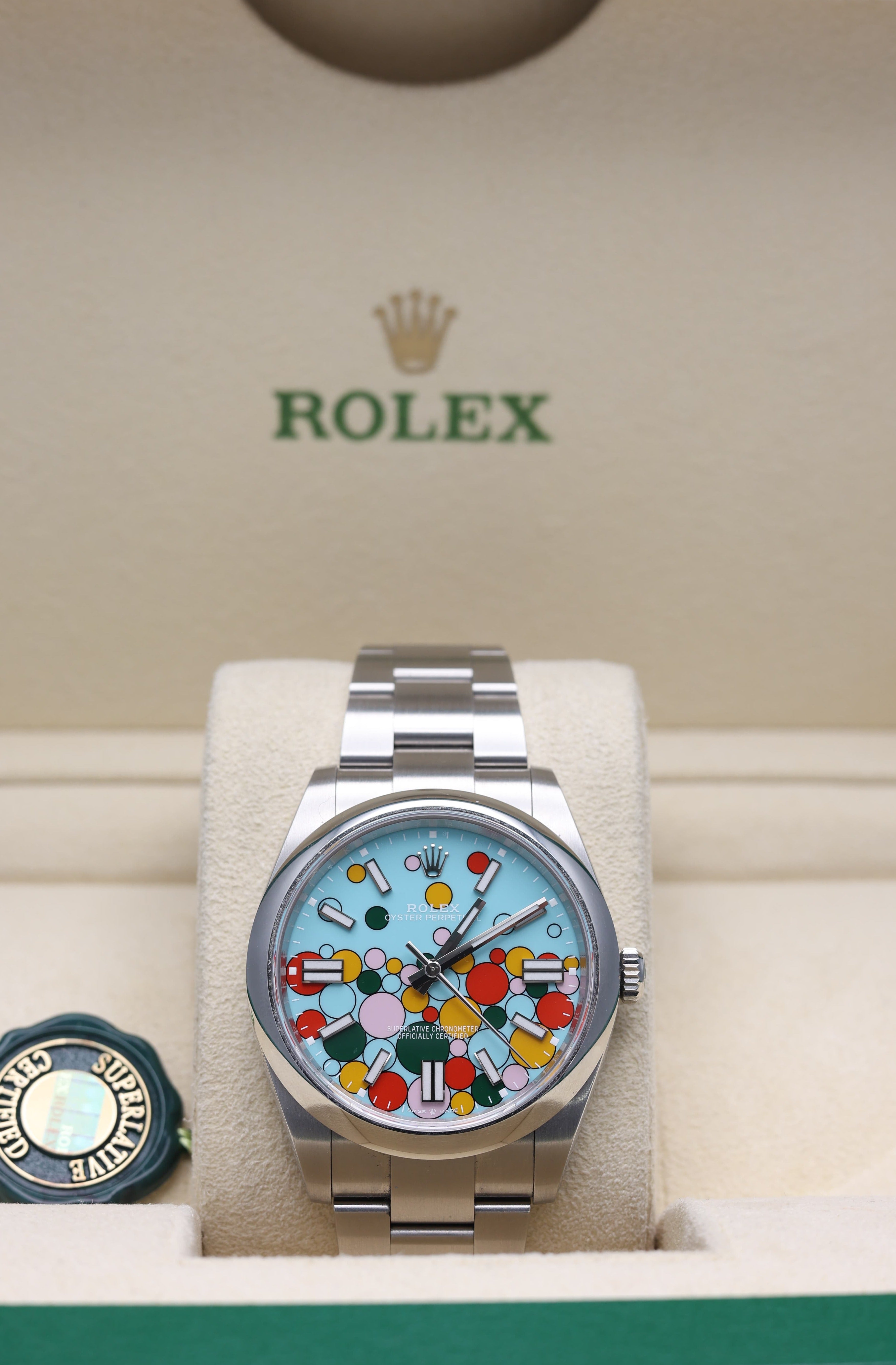 Buy Rolex Oyster Perpetual Celebration Stainless Steel 41mm 124300