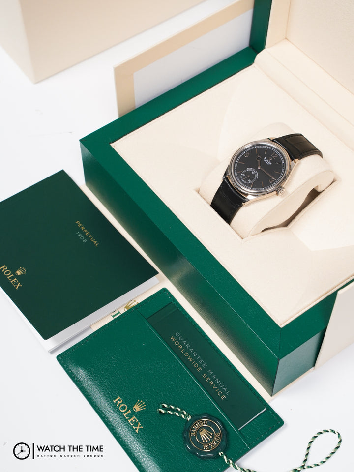 Rolex 1908 40 52509 Black Leather White Gold - 2025
