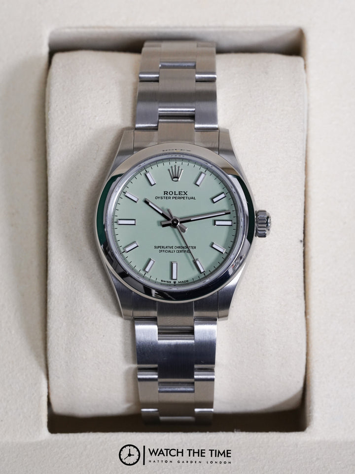 Rolex Oyster Perpetual Pistachio Stainless Steel 31 mm - 277200 - 2025