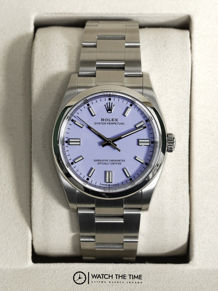 Rolex Oyster Perpetual Lavender Stainless Steel 36 mm - 126000 - 2025