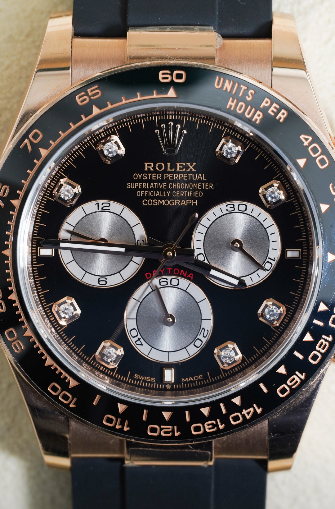 Rolex Daytona Black Chronograph Rose Gold 40mm - 126515LN - 2023