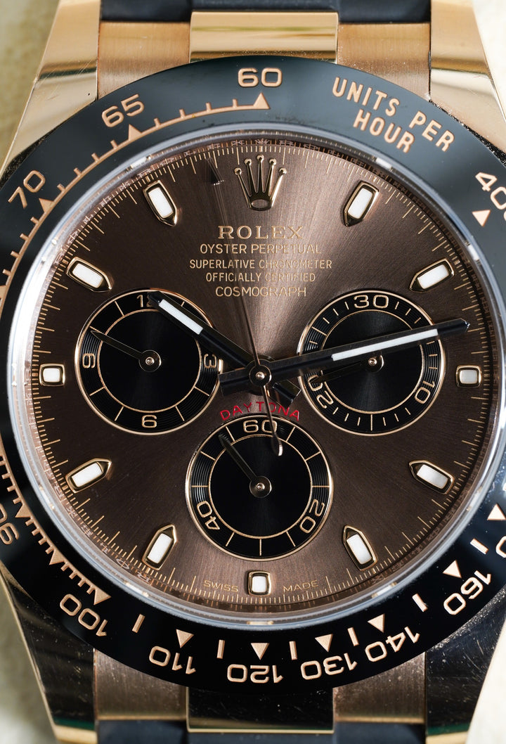 Rolex Daytona Chocolate Chronograph Rose Gold 40mm - 116515LN - 2021
