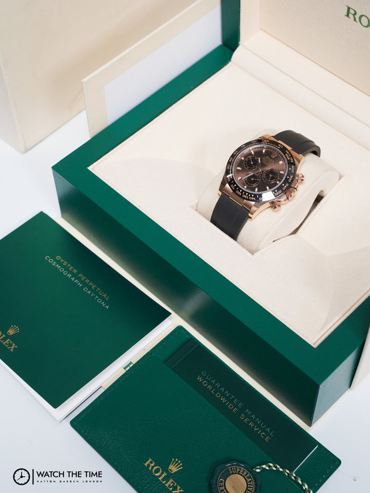 Rolex Daytona Chocolate Chronograph Rose Gold 40mm - 116515LN - 2021