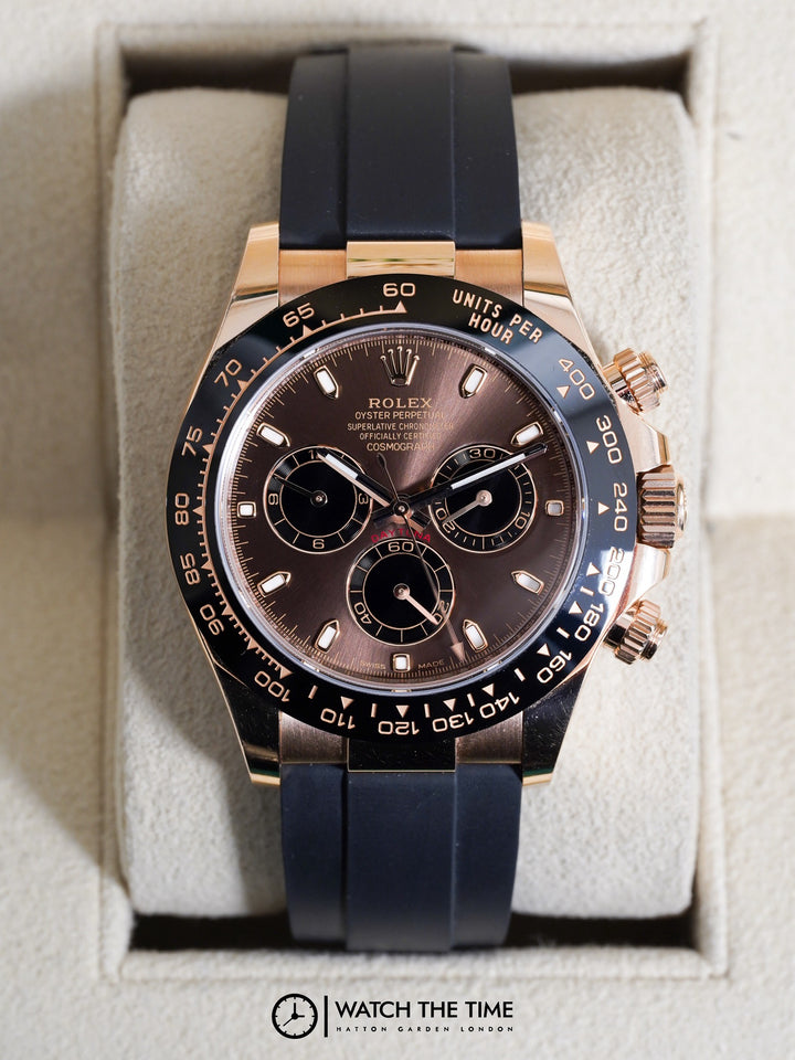 Rolex Daytona Chocolate Chronograph Rose Gold 40mm - 116515LN - 2021