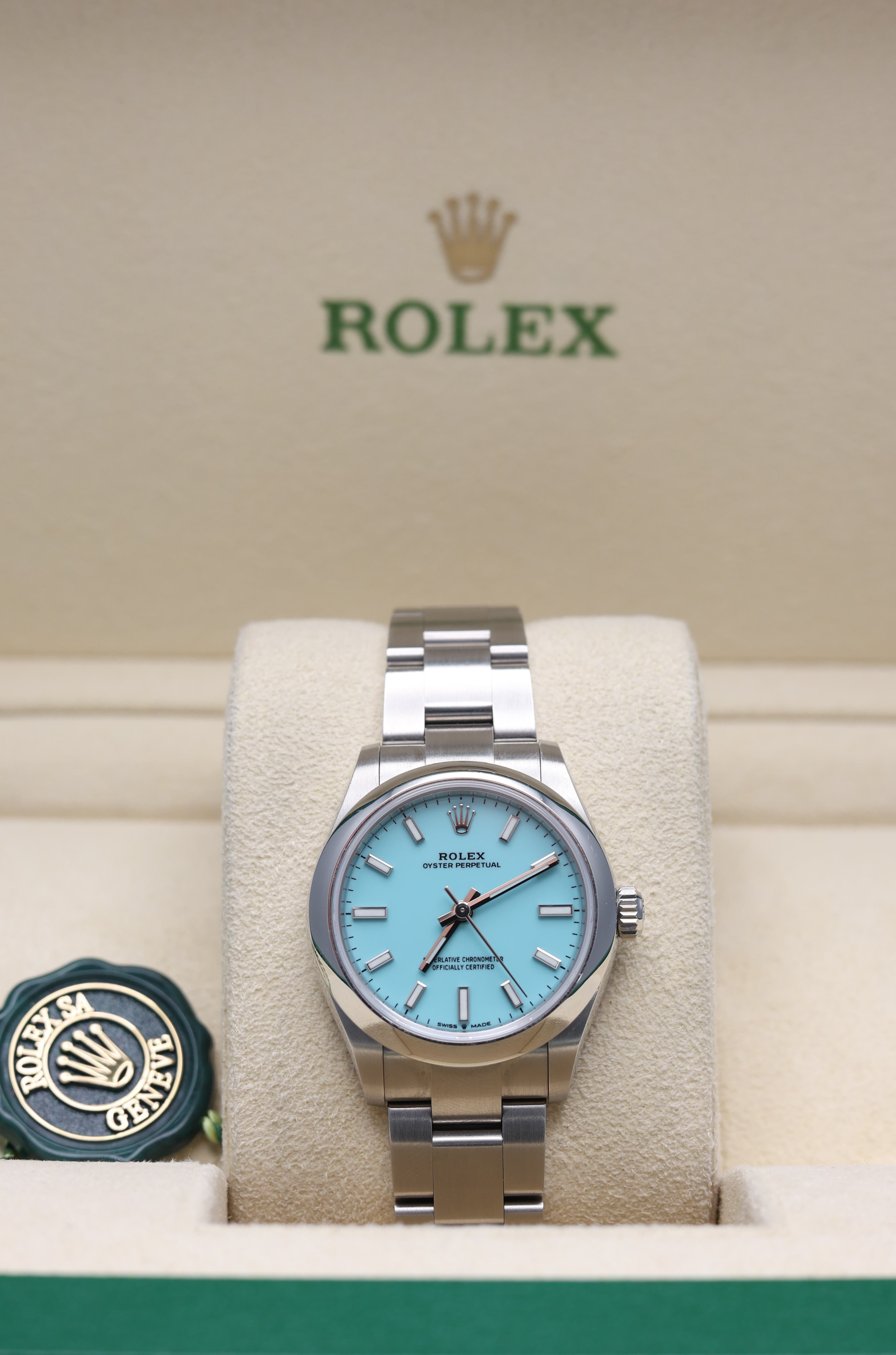 Rolex turquoise sale