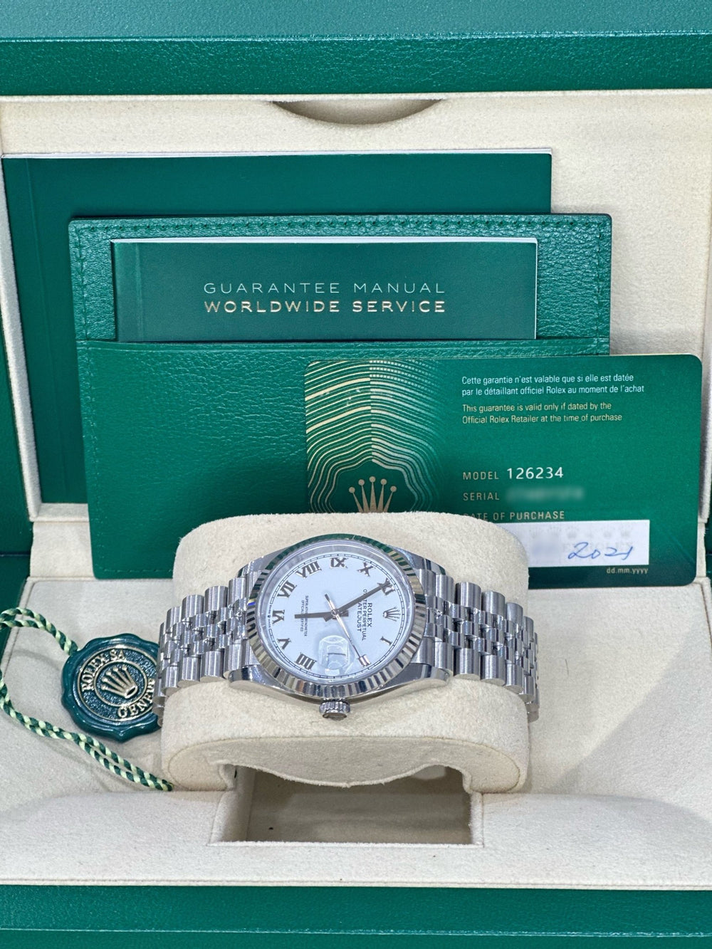 White Datejust 36mm - WatchTheTime NEW