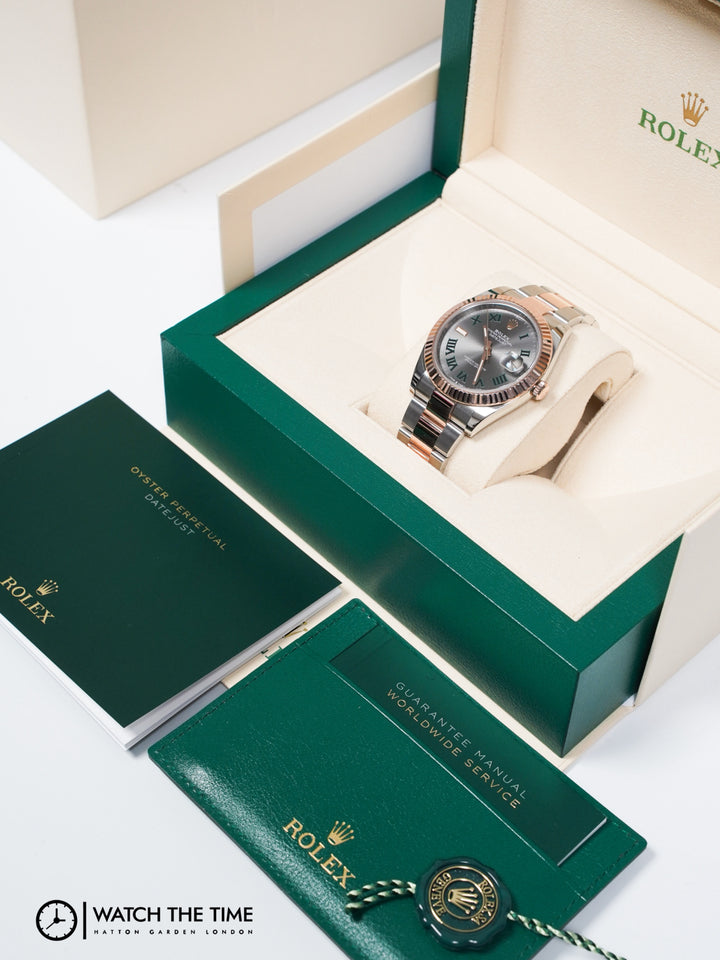 Rolex Datejust 41 126331 Wimbledon Stainless Steel & Rose Gold - 2020