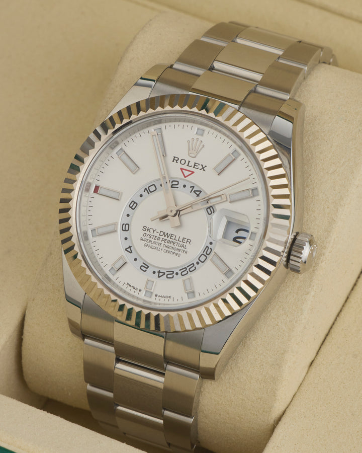 Rolex Sky-Dweller 42 White Stainless Steel 2025 - 336934