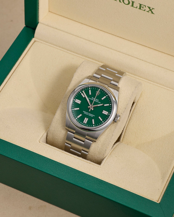 Rolex Oyster Perpetual 41 Green Stainless Steel 2026 -  134300
