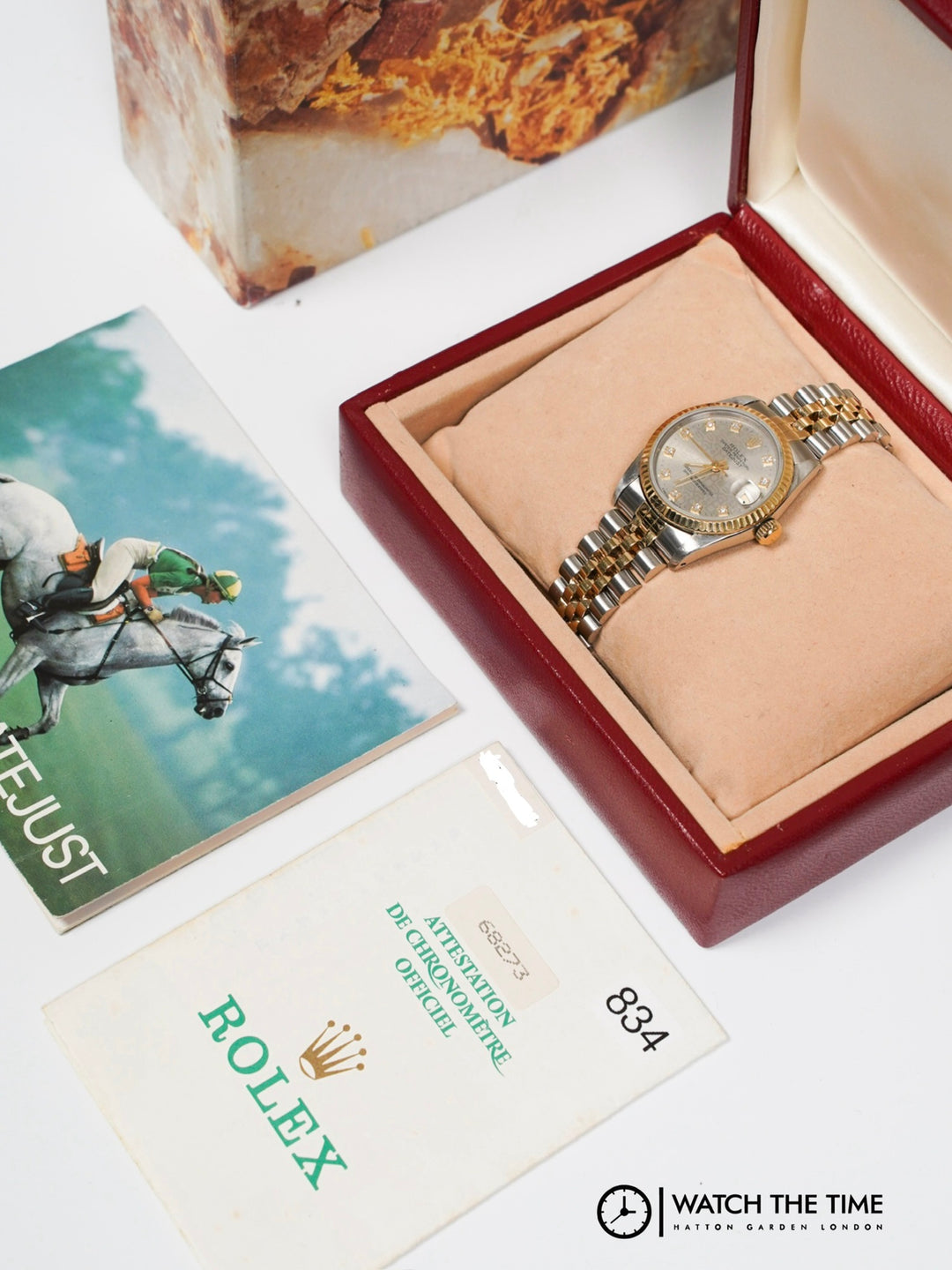 Rolex Datejust 31 68273 Silver Jubilee Diamond  Stainless Steel Yellow Gold - 1993