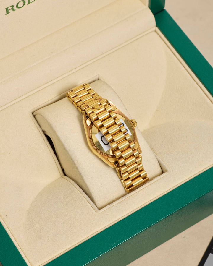 Rolex Datejust 31 Black Yellow Gold 1987 - 68278