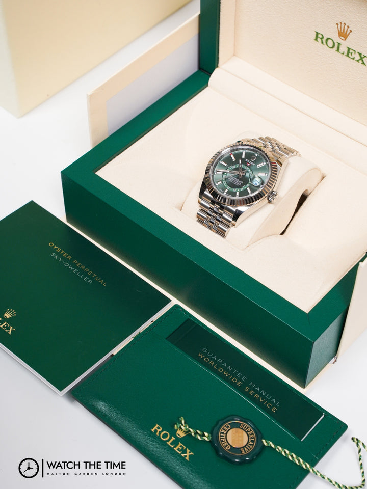 Rolex Sky-Dweller 336934 Mint Green Stainless Steel - 2025