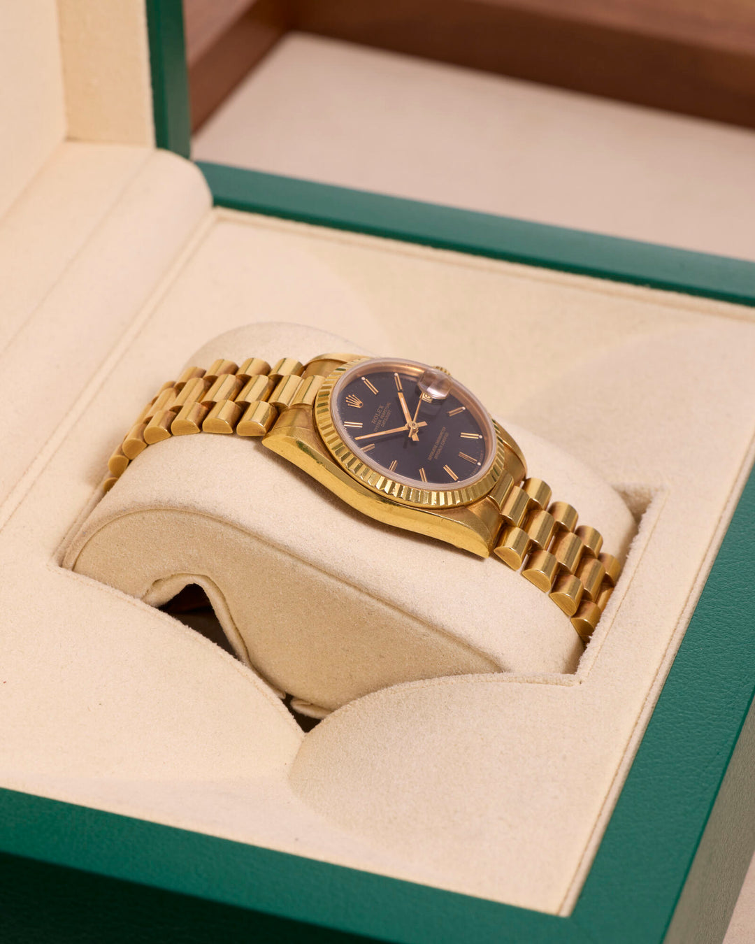 Rolex Datejust 31 Black Yellow Gold 1987 - 68278
