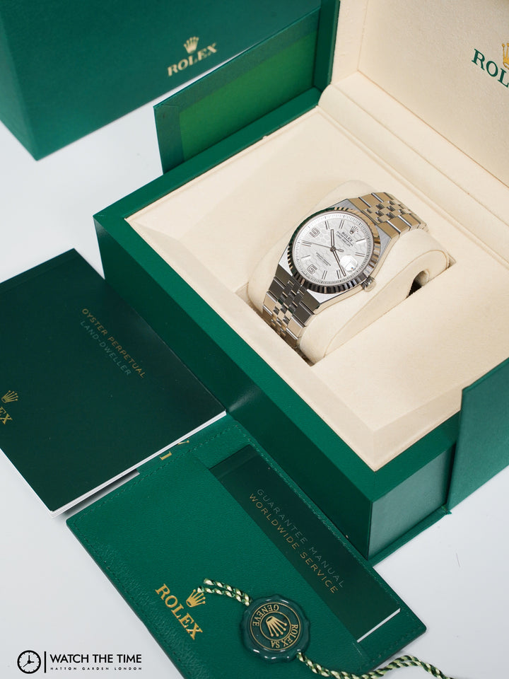 Rolex Land-Dweller 127334 White Stainless Steel - 2025