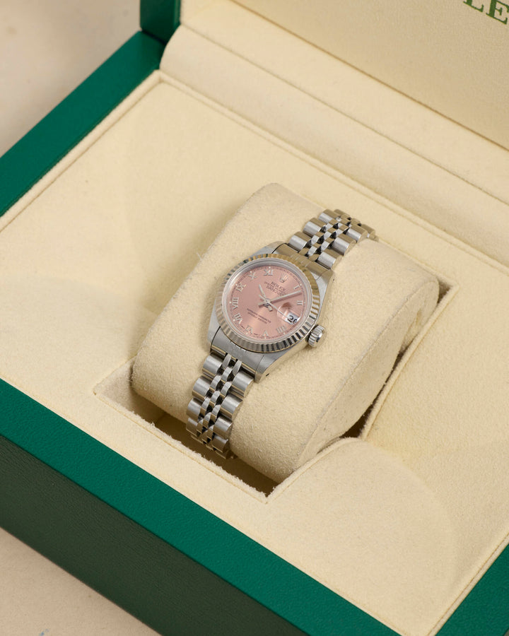 Rolex Datejust 26 Pink Stainless Steel & White Gold 1993 - 69174