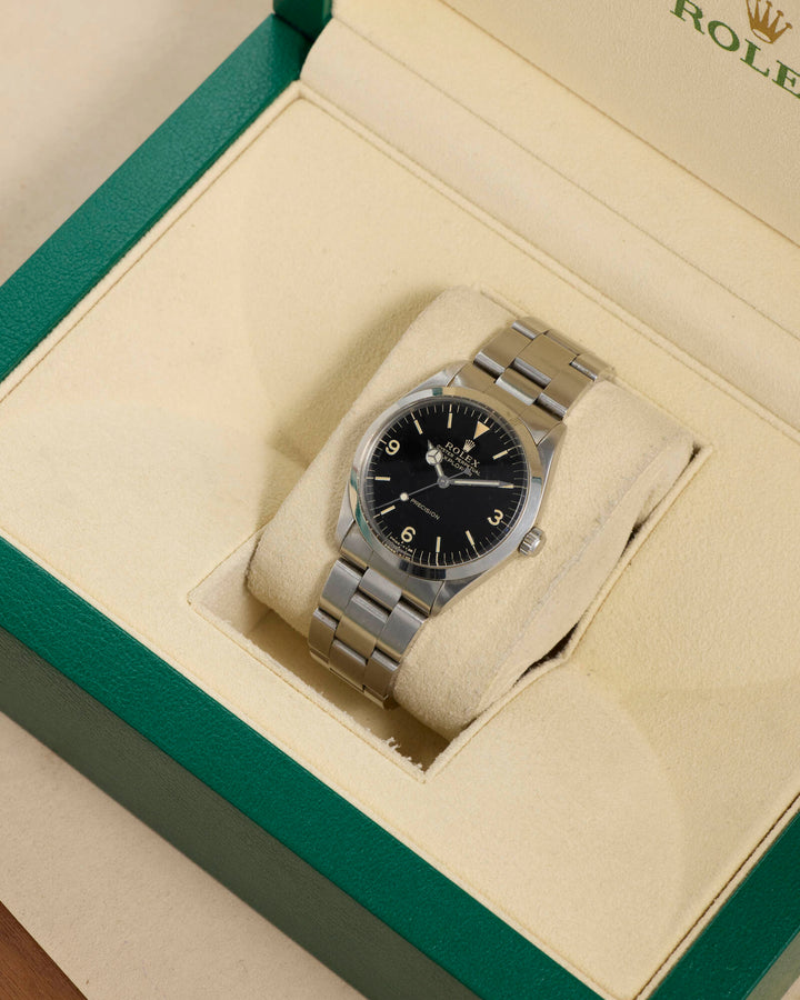 Rolex Explorer 34 Black Stainless Steel 1966 - 5560