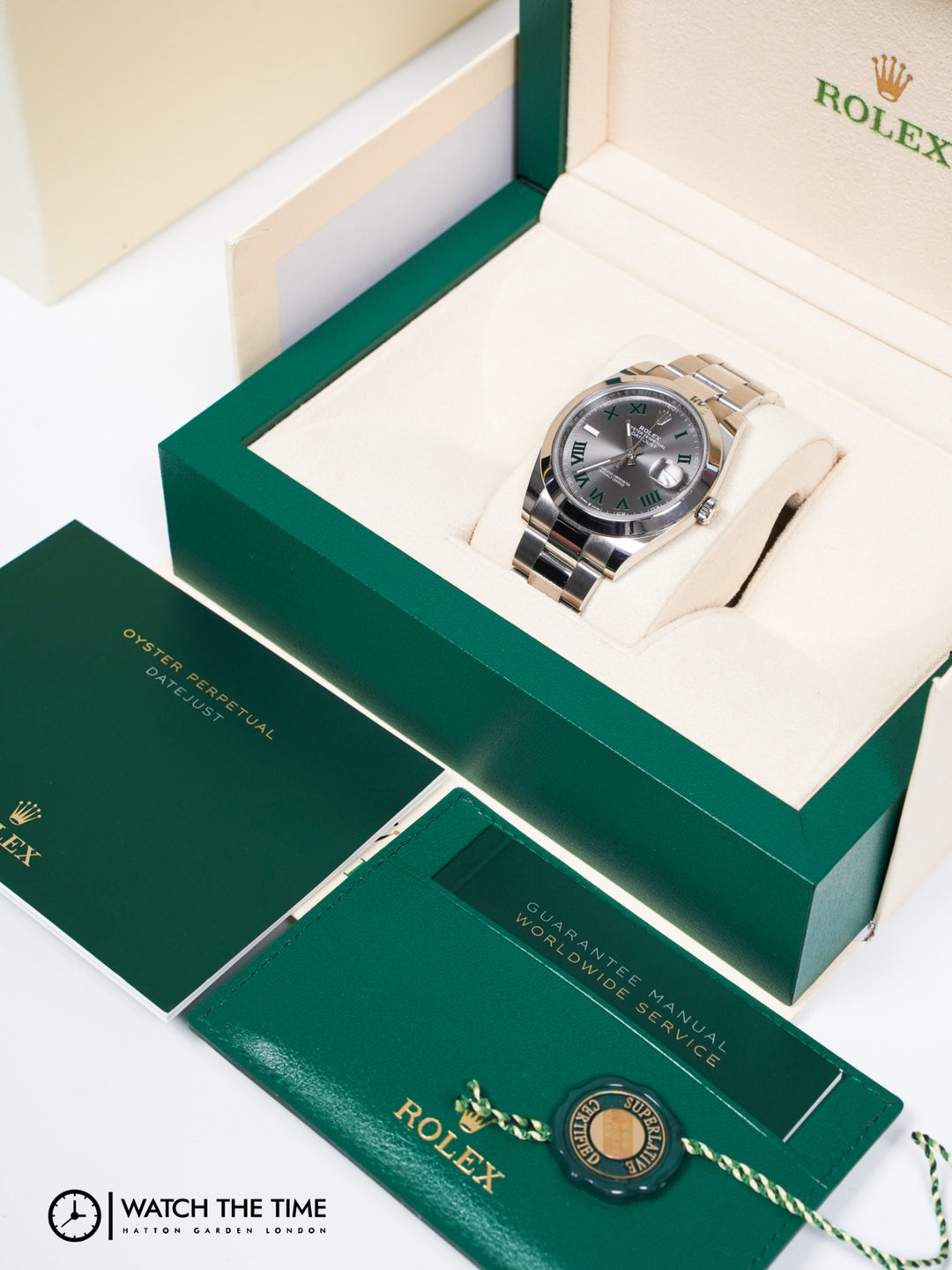 Rolex Datejust 41 126300 Wimbledon Stainless Steel - 2024