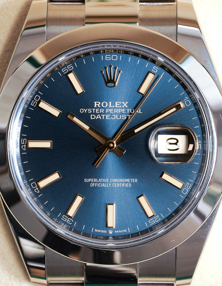 Rolex Datejust 41 126300 Blue Stainless Steel -2025
