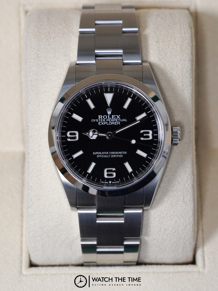 Rolex Explorer Black Stainless Steel 36 mm - 124270 - 2022