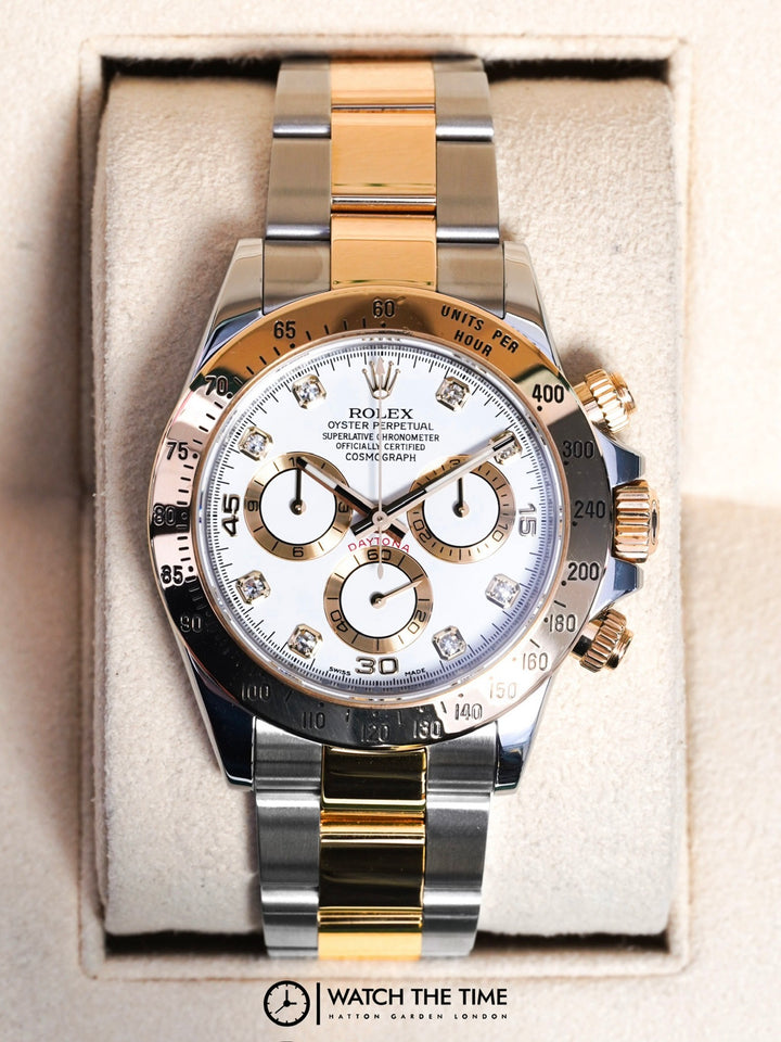 Rolex Daytona 116523 White Diamond - 2014