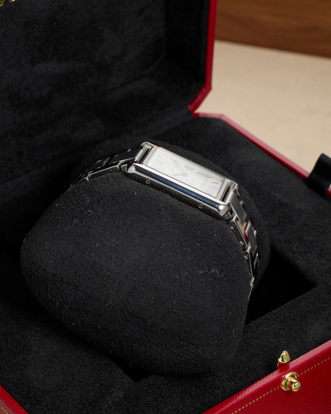 Cartier Tank Solo White Roman Stainless Steel 2020 - W5200014