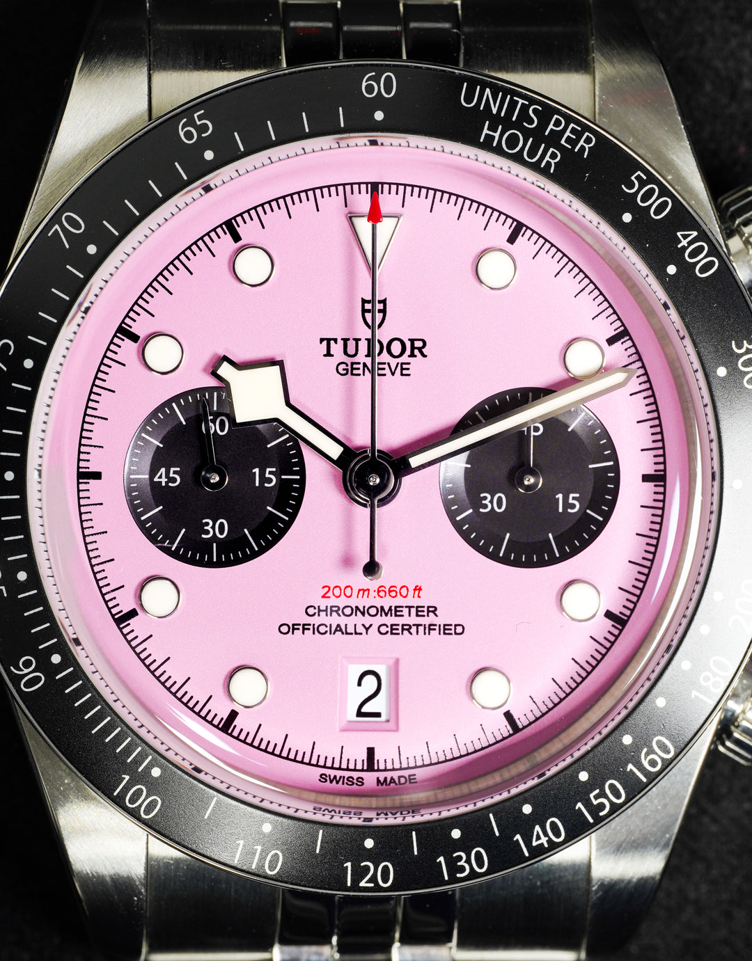 Tudor Black Bay Chrono 79360N Pink Miami Dial Stainless Steel - 2024