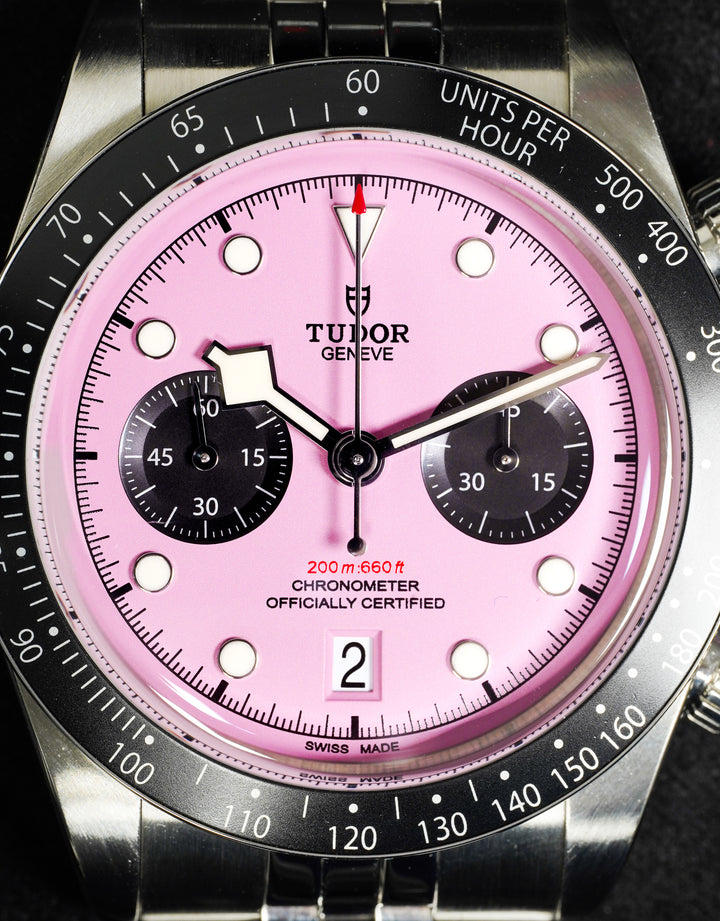 Tudor Black Bay Chrono 79360N Pink Miami Dial Stainless Steel - 2024