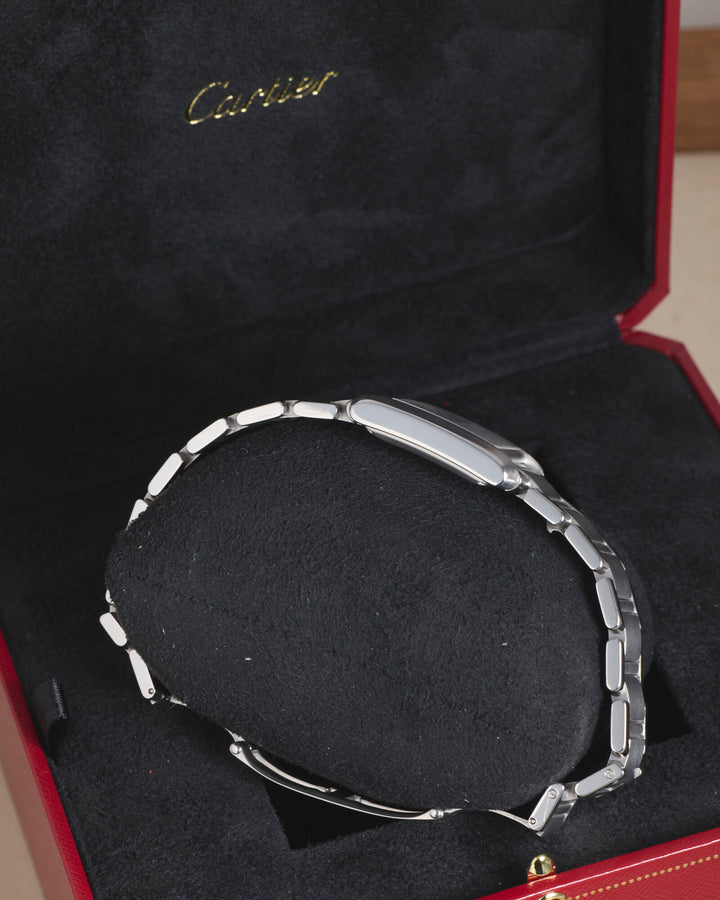 Cartier Tank Francaise 28 White Stainless Steel Unknown - W51002Q3