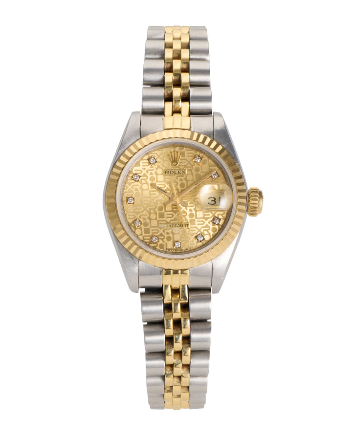 Rolex Datejust 26 Champagne Jubilee Diamond Dot Stainless Steel Yellow Gold Unknown - 69173