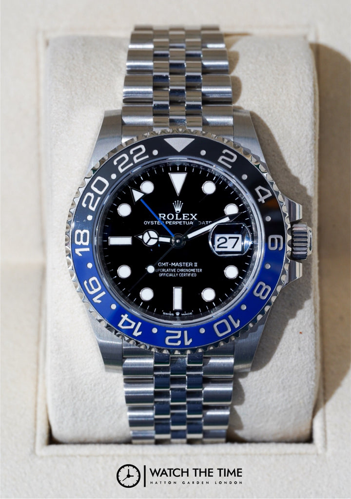 Rolex GMT II "BATGIRL" Stainless Steel 40 mm - 126710BLNR