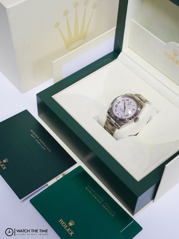 Rolex SkyDweller Ivory White Gold 42 mm - 326939 - 2018
