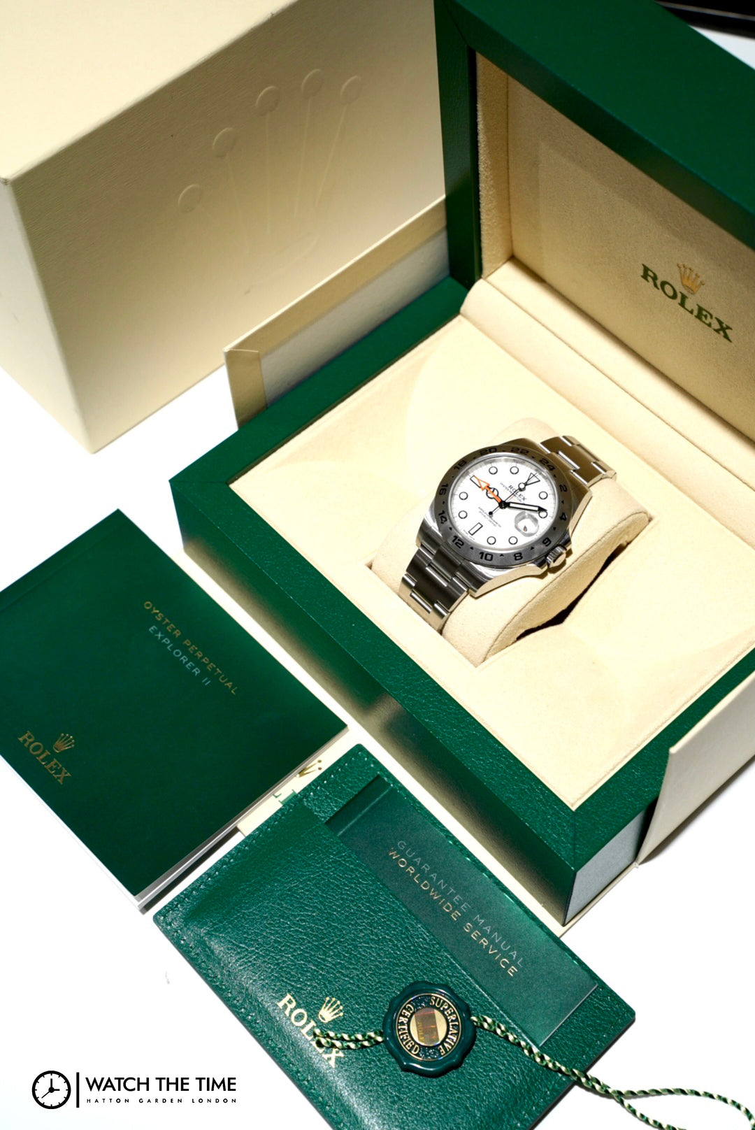 Rolex Explorer II White Stainless Steel 42 mm - 216570