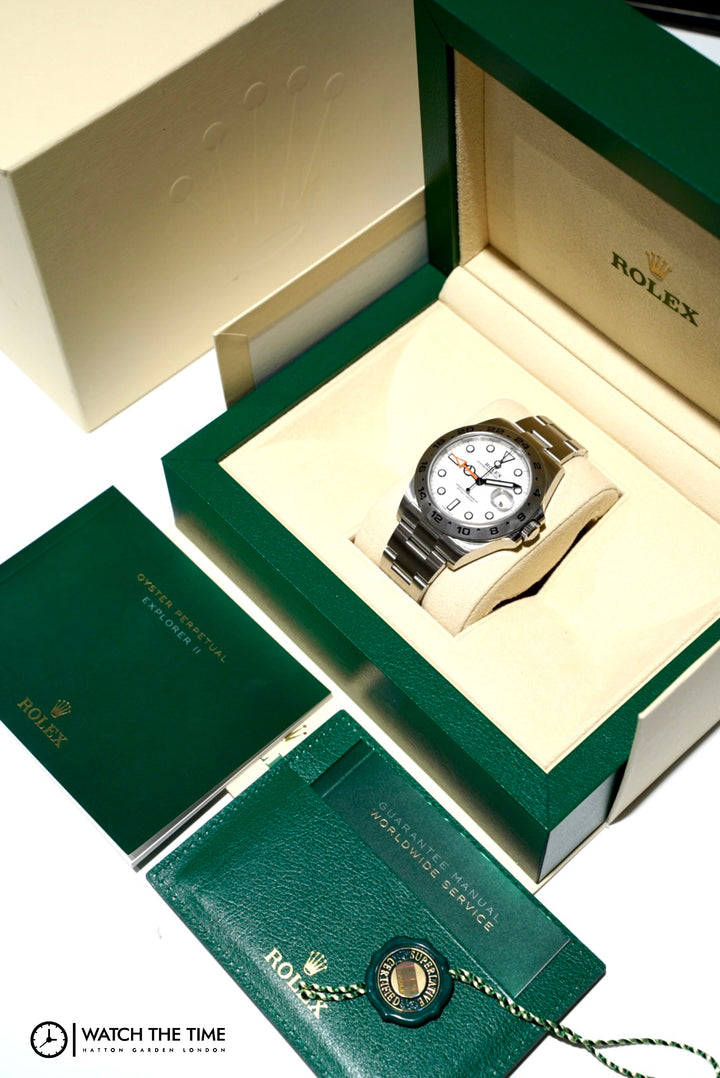 Rolex Explorer II White Stainless Steel 42 mm - 216570