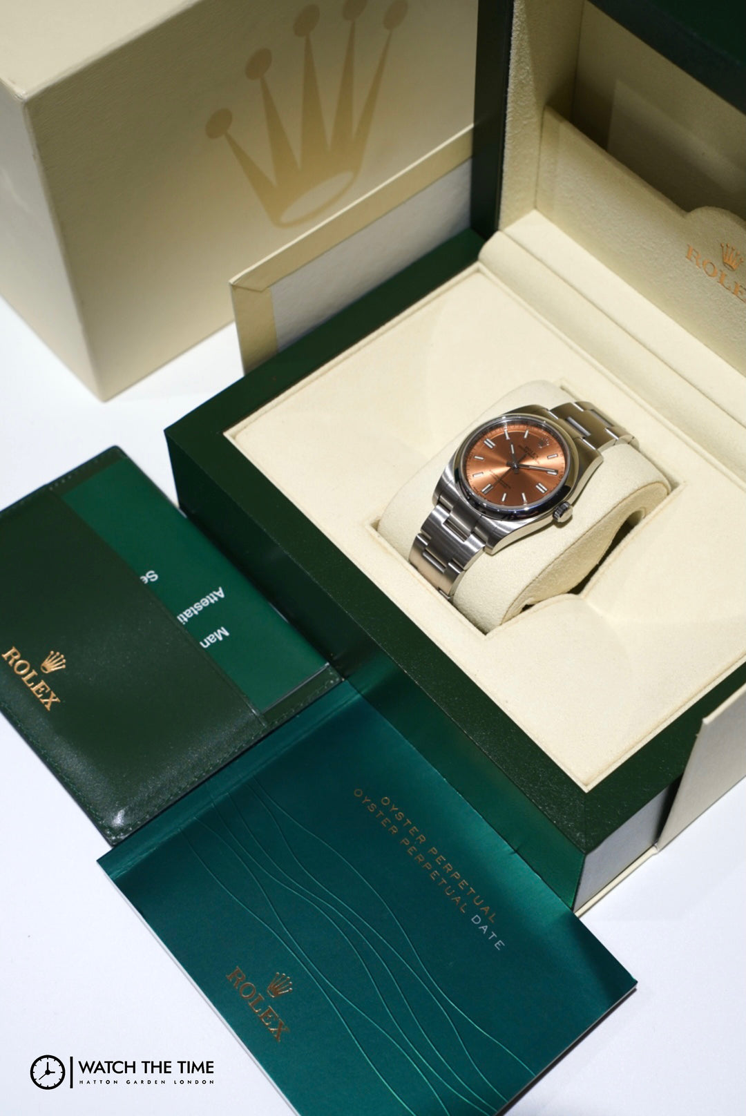 Rolex Oyster Perpetual Champagne Stainless Steel 36 mm - 126000