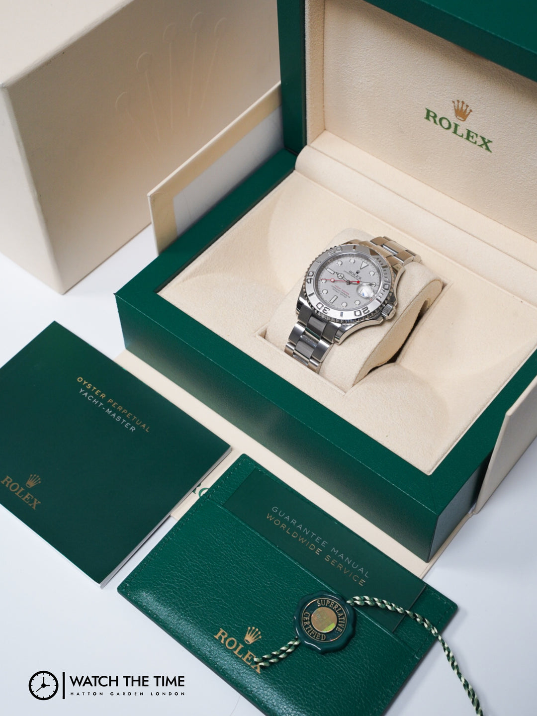 Rolex Yacht-Master Platinum Stainless Steel 40mm - 16622