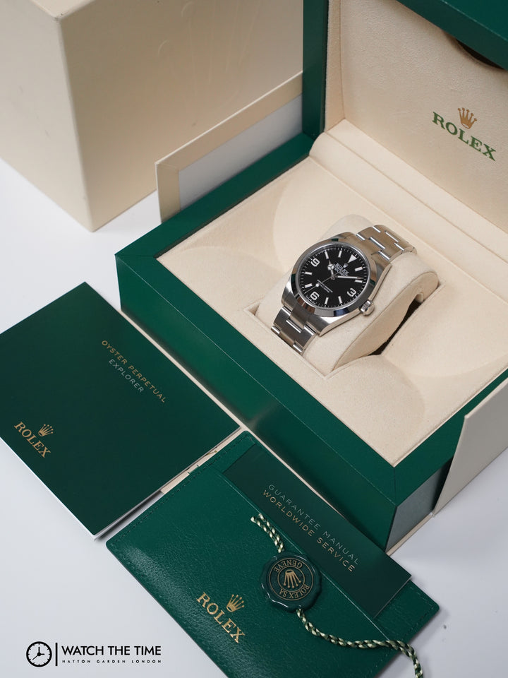 Rolex Explorer Black Stainless Steel 36 mm - 124270 - 2022