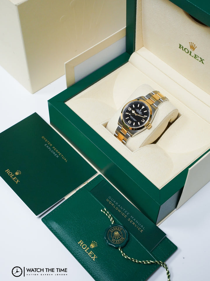 Rolex Explorer Black Stainless Steel 36 mm - 124273 - 2025