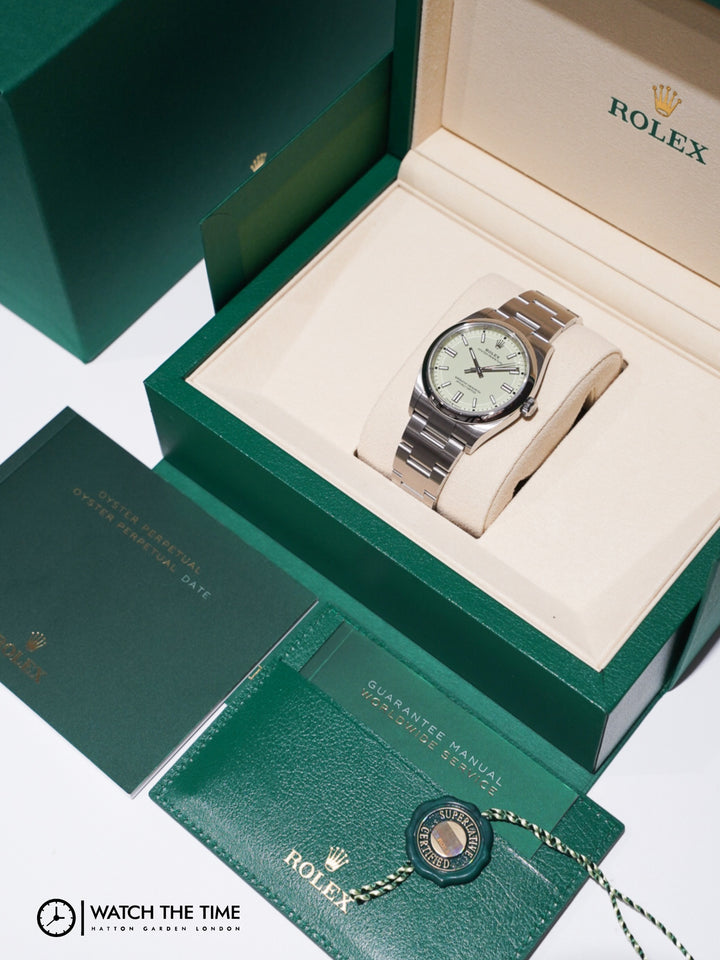 Rolex Oyster Perpetual Pistachio Stainless Steel 36 mm - 126000
