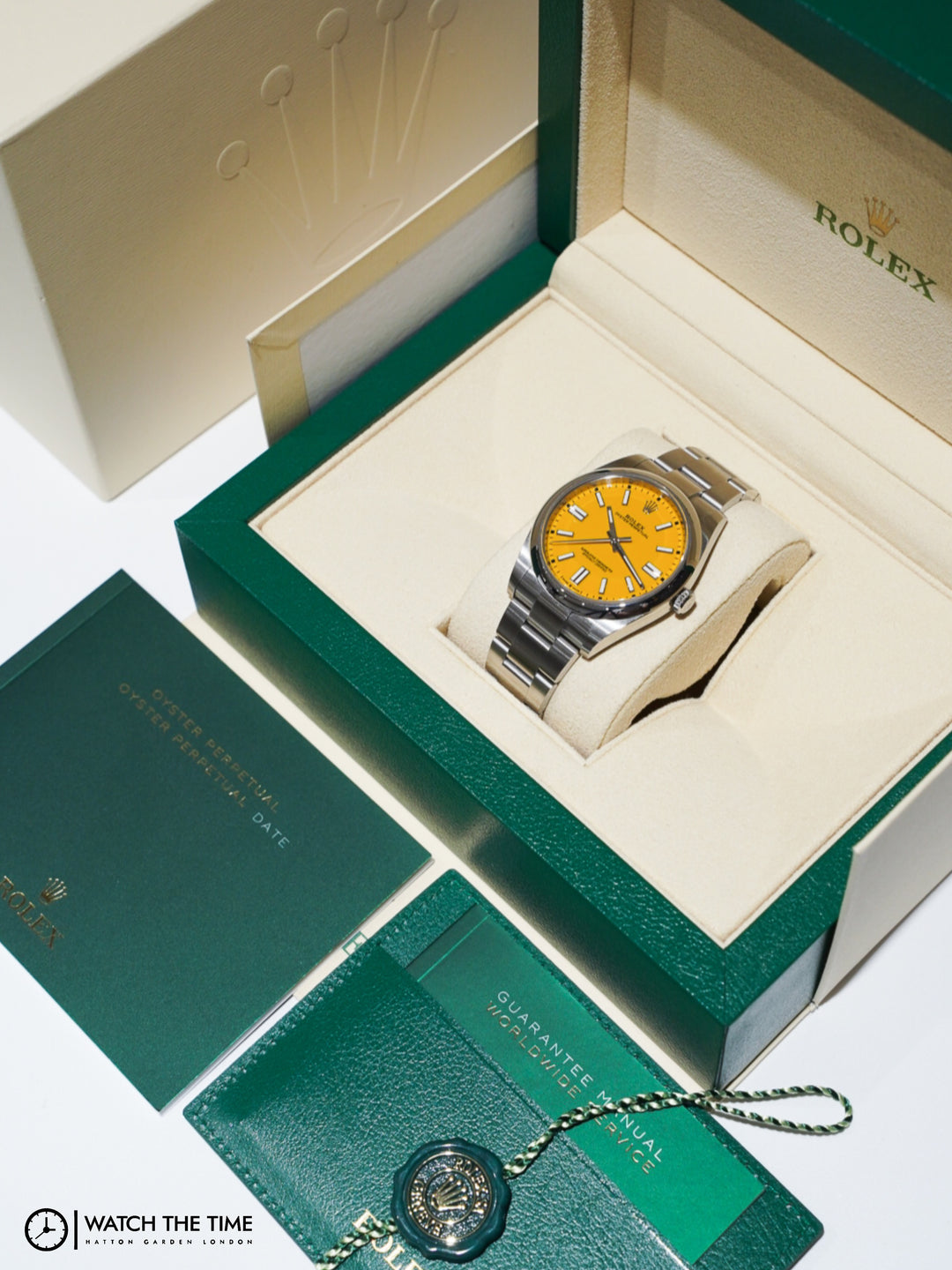 Rolex Oyster Perpetual Yellow Stainless Steel 41 mm - 124300