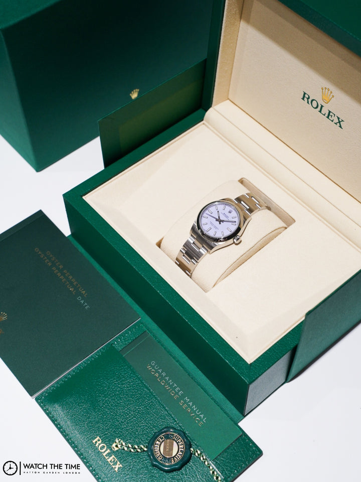 Rolex Oyster Perpetual Lavender Stainless Steel 31 mm - 277200