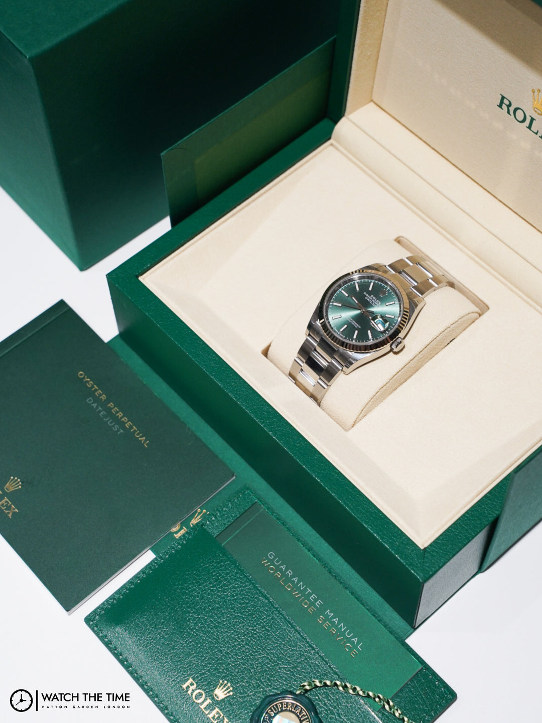 Rolex Datejust Green Stainless Steel 41 mm - 126234 - 2025