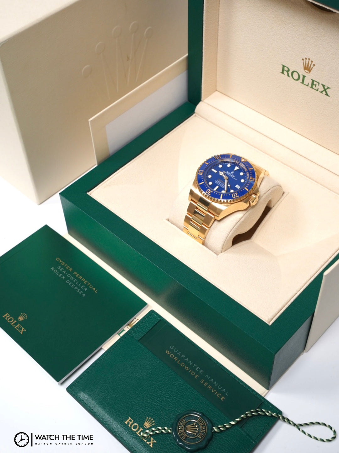 Rolex DeepSea Black Chronograph Yellow Gold 43mm - 136668LB