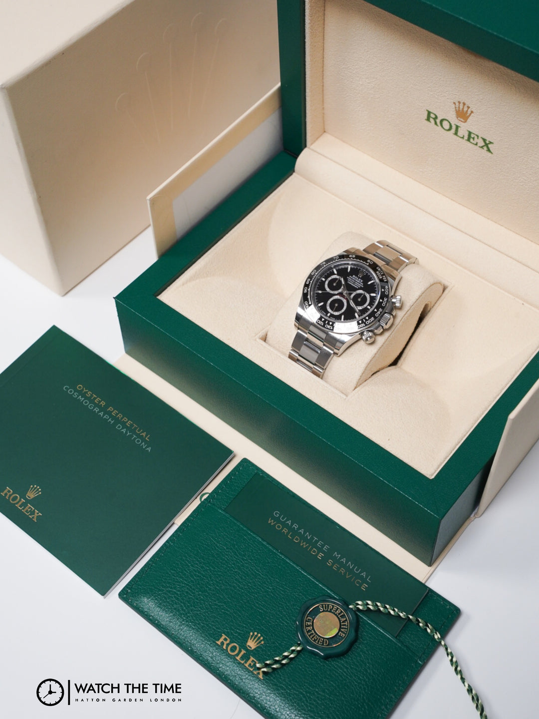 Rolex Daytona Black Chronograph Stainless Steel 40mm -126500LN
