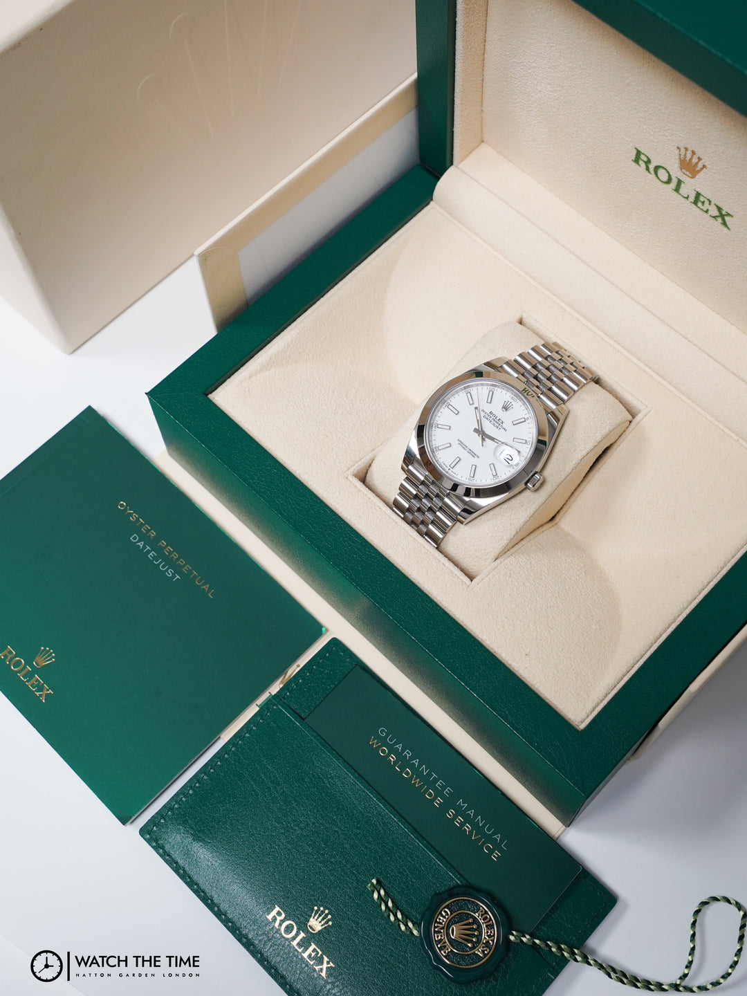 Rolex Datejust 41 White Stainless Steel 41 mm -126300