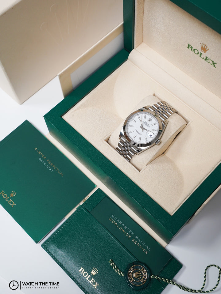 Rolex Datejust 41 White Stainless Steel 41 mm -126300
