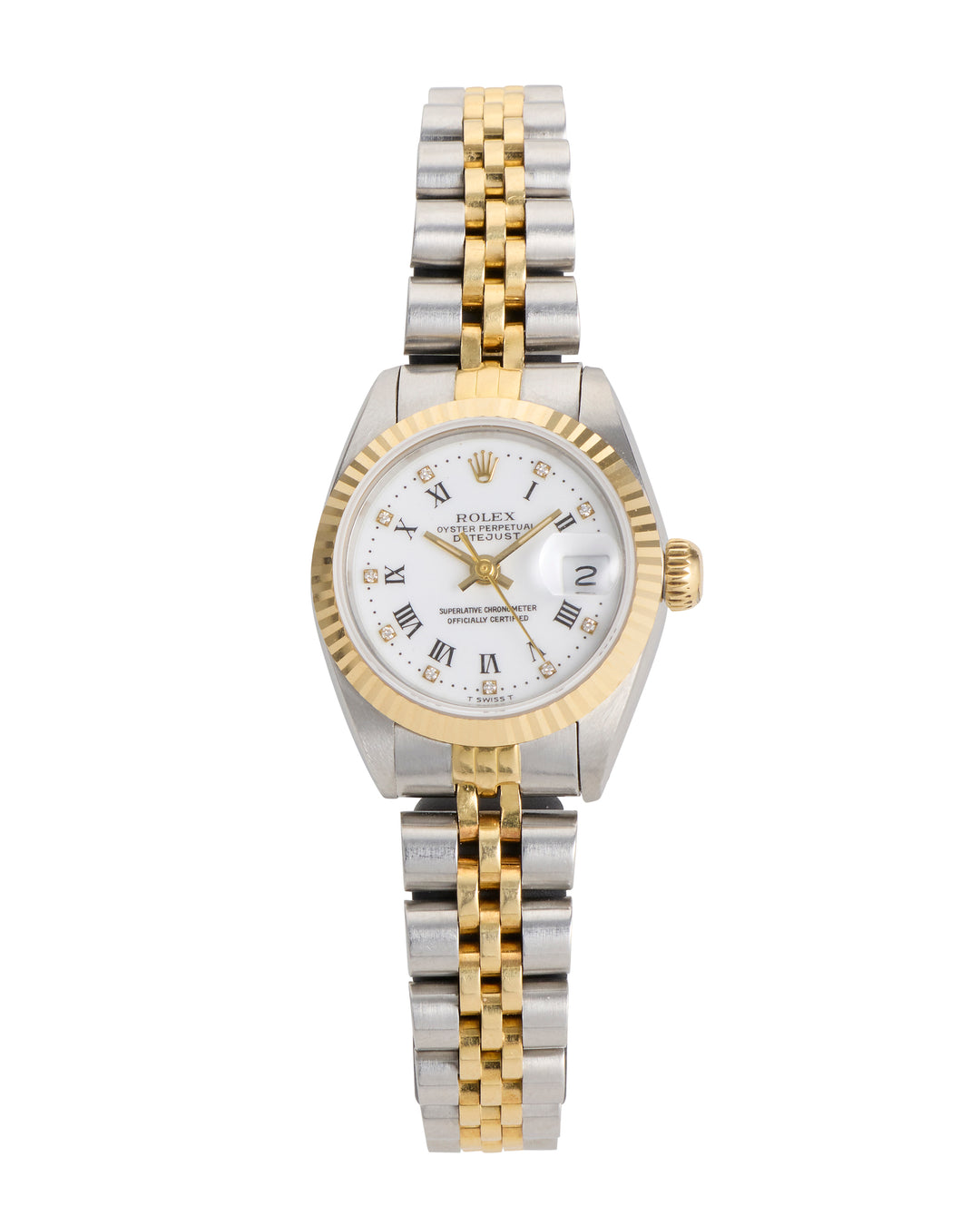 Rolex Datejust 26 White Stainless Steel Yellow Gold 1991 - 69173
