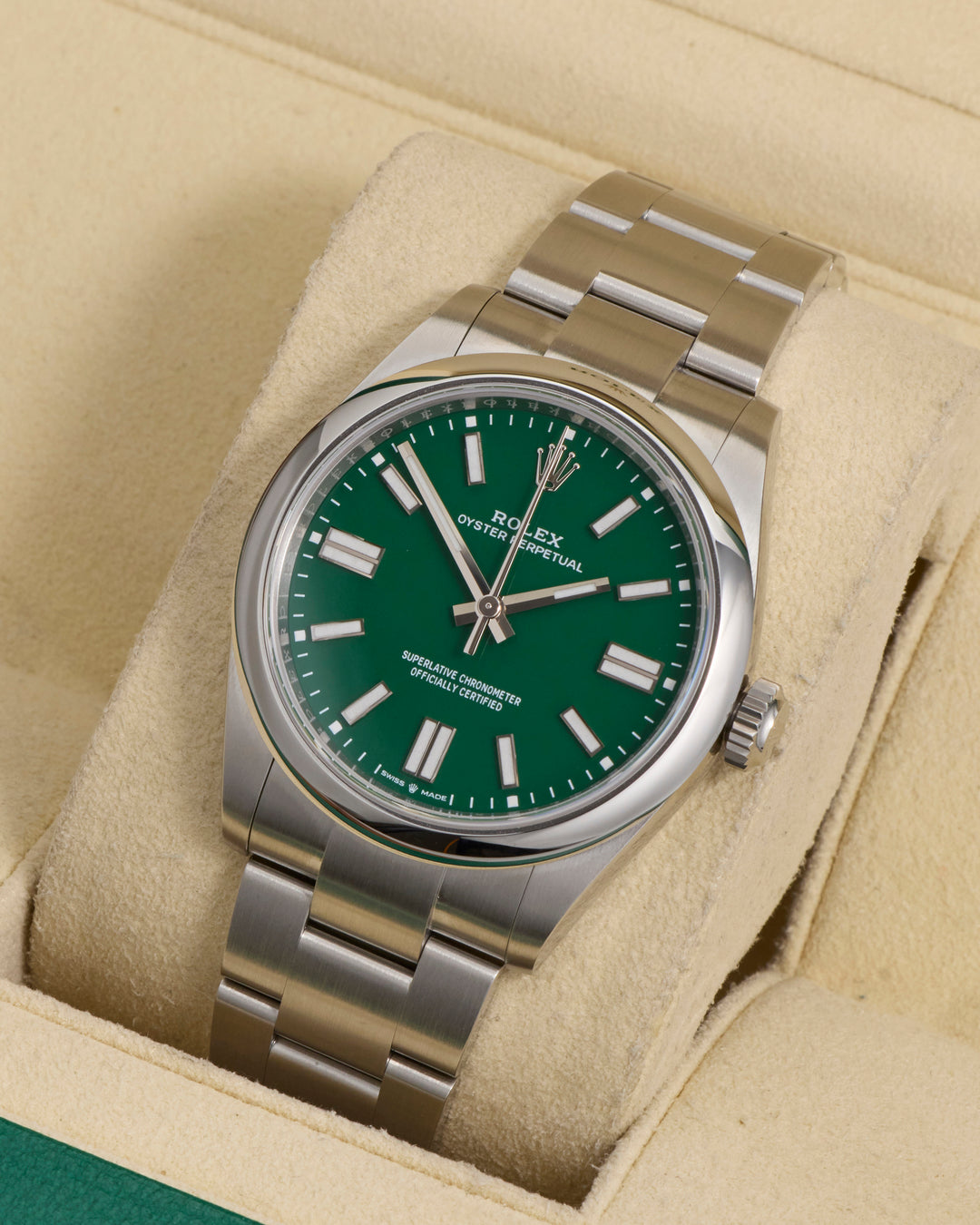 Rolex Oyster Perpetual 41 Green Stainless Steel 2026 -  134300